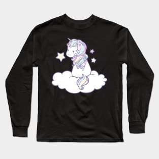 Unicorn on the Cloud Long Sleeve T-Shirt